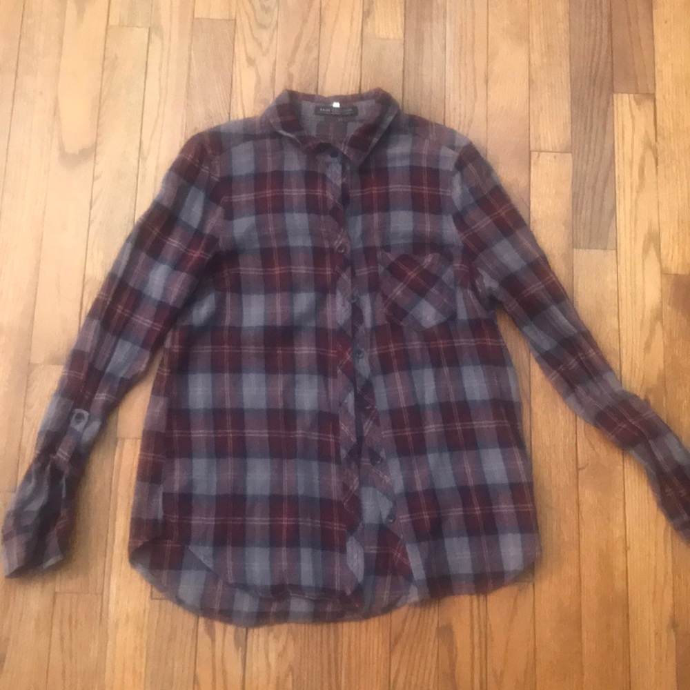 plaid button down shirt  Bajee  Collection